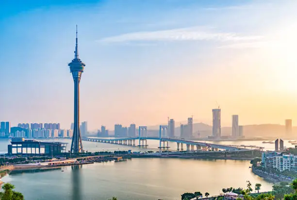 Photo of Macao urban skyline