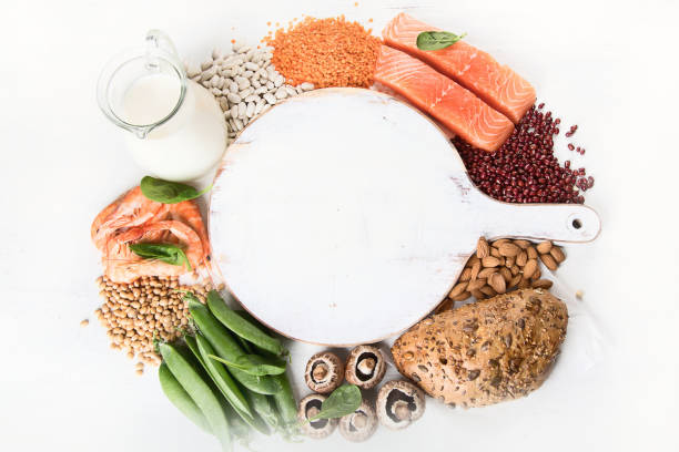 istock Foods rich in vitamin B1(Thiamine). 952692300