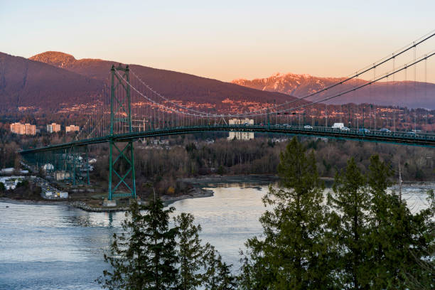 istock North Vancouver Lions Gate Bridge Sunset 952704396