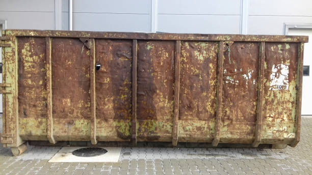 오래 된 녹슨 더러운 금속 컨테이너 화물 산업 운송 저장 갈색 표면 - cargo container metal container rough 뉴스 사진 이미지