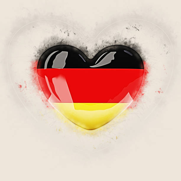 istock Heart with flag of germany 952707390