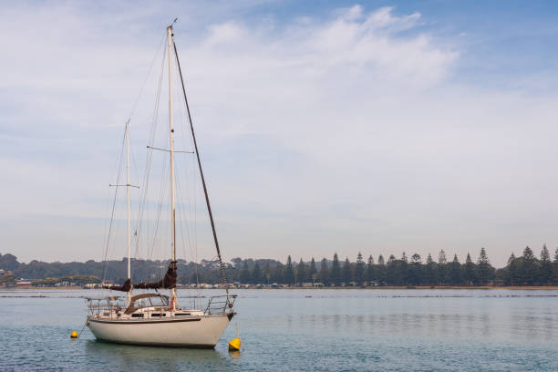 istock Yacht moored near Narooma, NSW, Australia 952716342