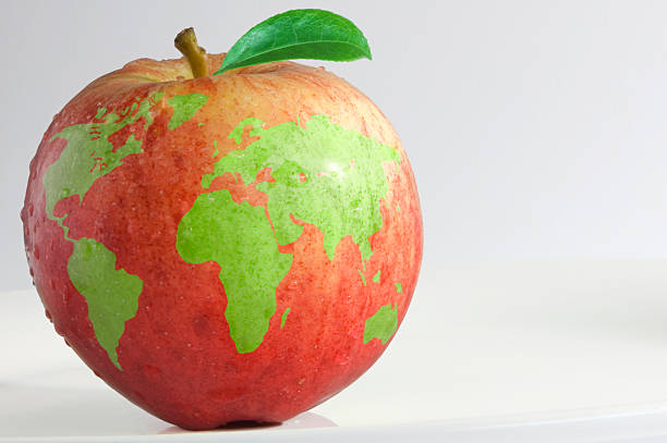 Global apple stock photo