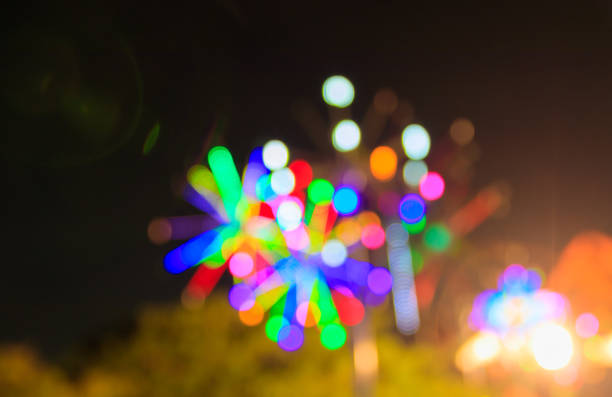 istock Abstract circular bokeh background of Christmaslight 952738192