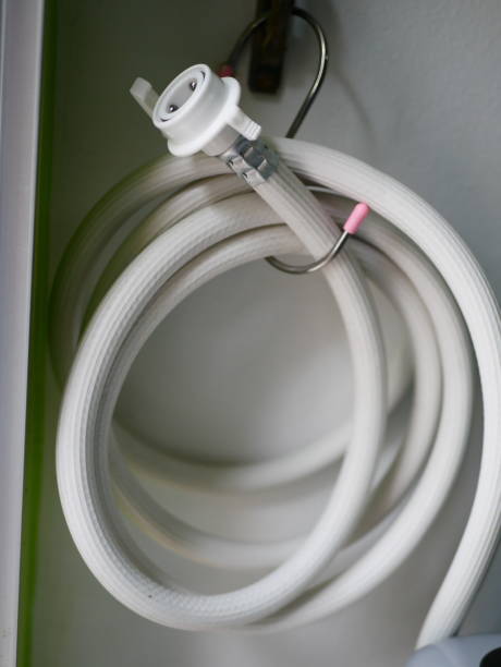 istock plastic hose with Garden hose pipe 952750350