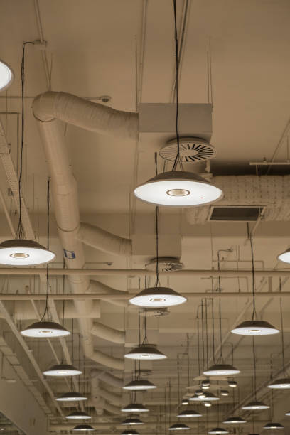 istock Chandelier lights hanging from the ceiling 952758026