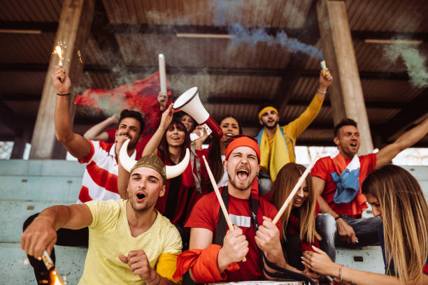 istock supporters screaming at the stadium 952758696
