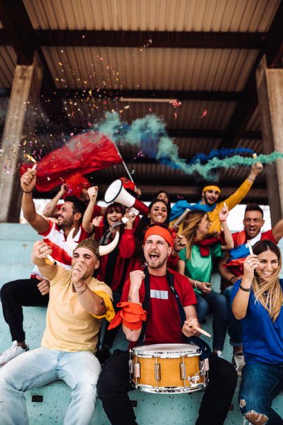 istock supporters screaming at the stadium 952758788