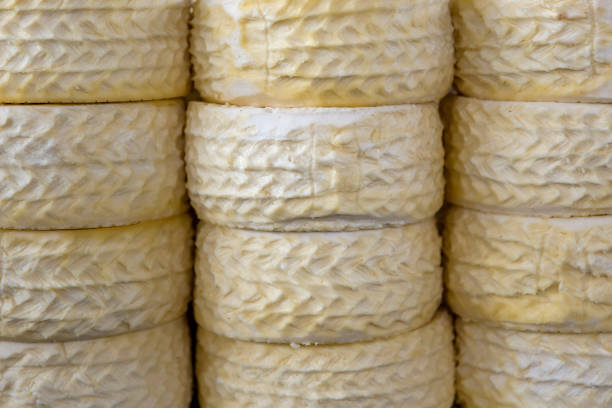 istock Pile of Peru cheese on the Cusco cheese market 952768770