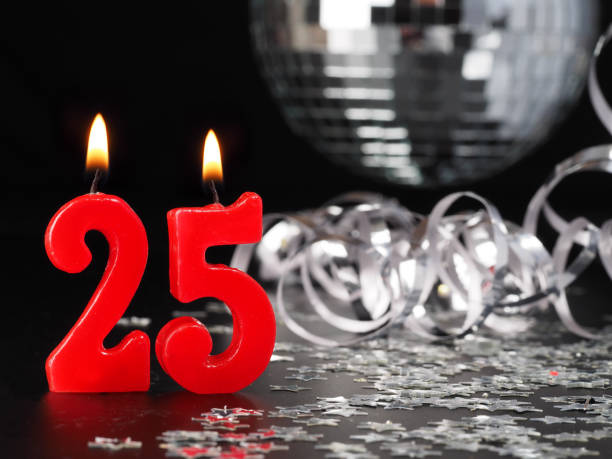 istock Red candles showing Nr. 25 952771434