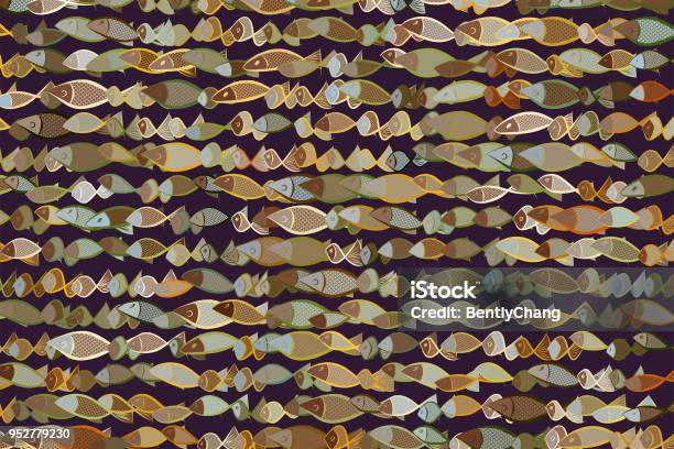 Fish Backdrop Abstract Color Fish Illustrations Background Hand Drawn Backdrop Template Cover ...
