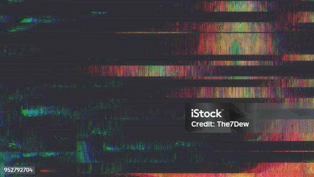 Unique Design Abstract Digital Pixel Noise Glitch Error Video Damage Stock Photo - Download Image Now