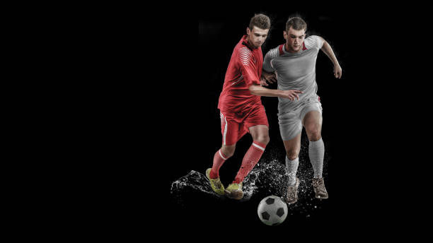 istock Soccer player in action on isolation 952793818