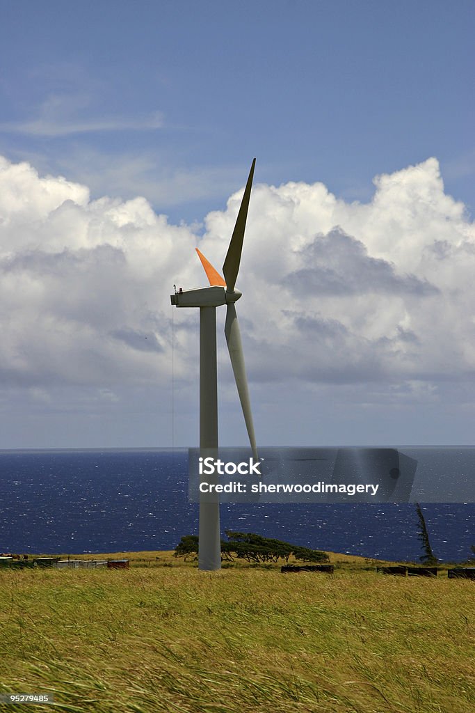 Windkraftanlage In einer Windmühle Farm In Hawaii - Lizenzfrei Big Island - Insel Hawaii Stock-Foto