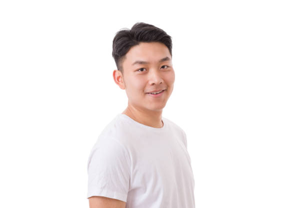 Young man looking at camera
