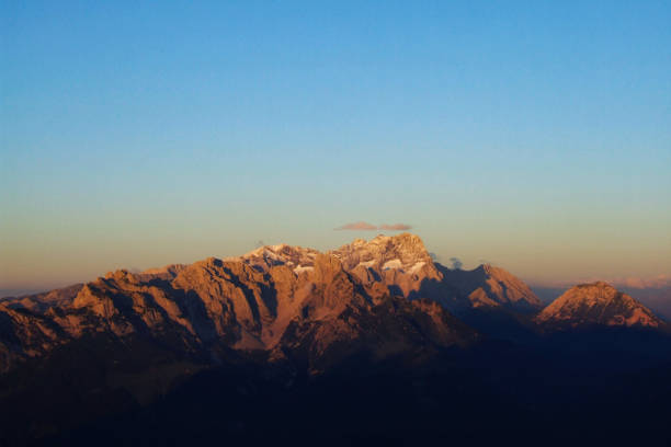 istock sunset at Hoher Dachstein mountain range, Styria, upper Austria 952840688
