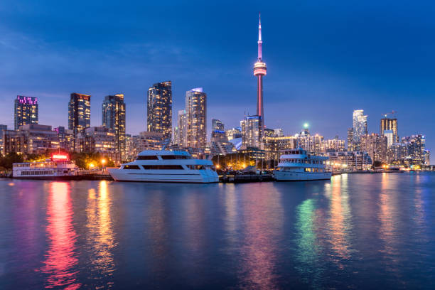 istock CN Tower Cityscape at dusk, Toronto, Ontario, Canada 952843536