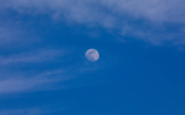 istock the moon against the blue sky 952845434