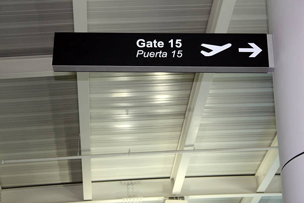 istock Gate Sign at the Airport 95285214