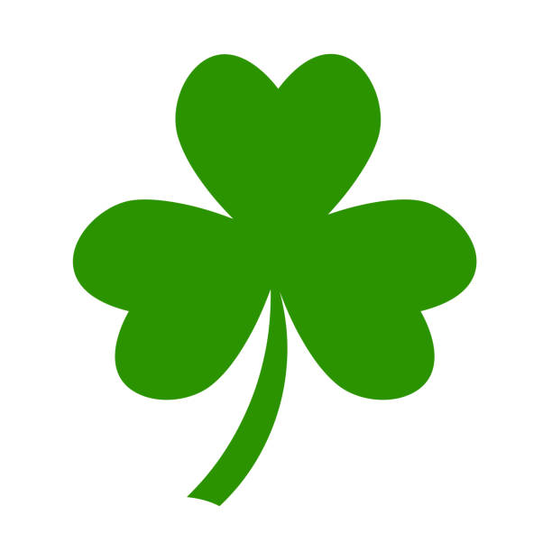 istock Three leaf green clover hand draw. Lucky quatrefoil. Good luck symbol. Decoration for greeting cards, patches, prints for clothes, emblems 952869622