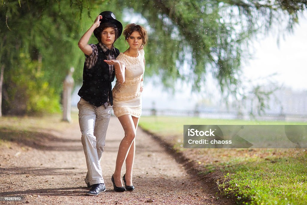 Junges Paar Mode - Lizenzfrei Attraktive Frau Stock-Foto