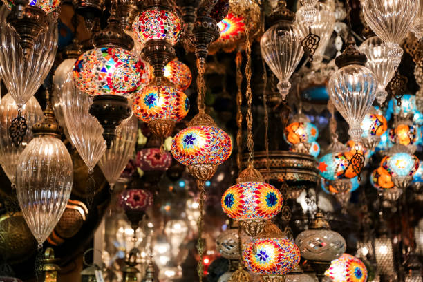 istock Colorful Turkish Laterns 952893936