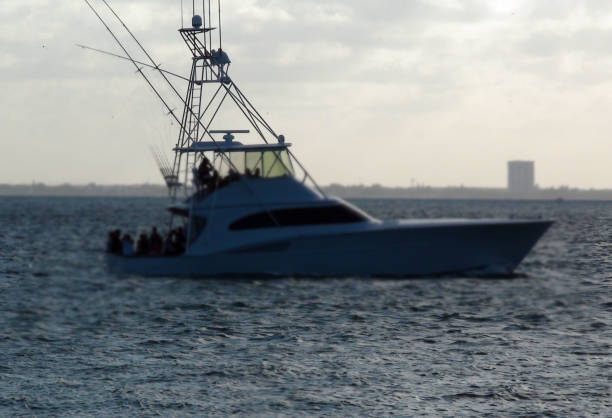 istock Recreational Boat On Water View In Cancun Mexico 952898420