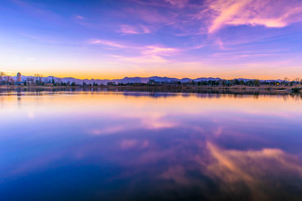 istock Colorful Sunset in Denver, Colorado 952901860