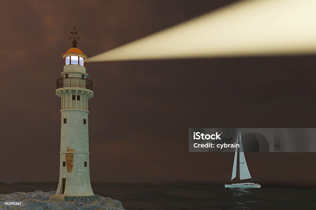 Il faro - Foto stock royalty-free di Faro