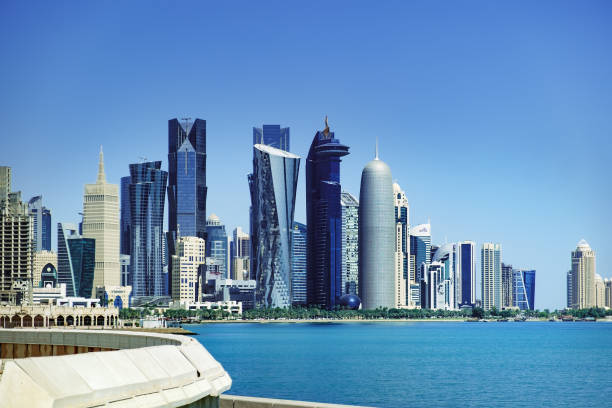 istock Futuristic skyline of Doha in Qatar 952907772