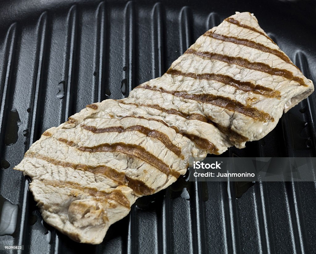 Gegrillte Kalbsschnitzel - Lizenzfrei Scaloppini Stock-Foto