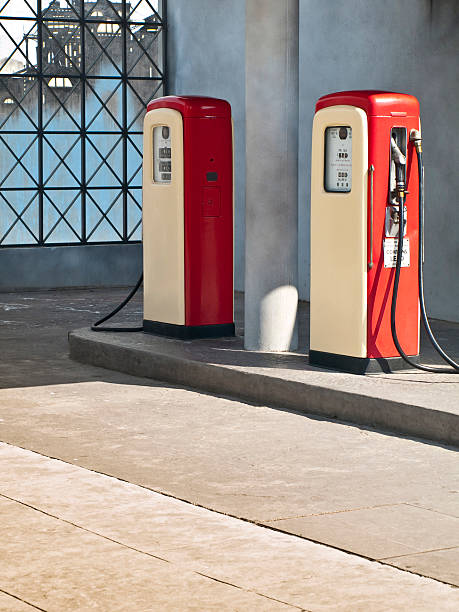 istock Vintage gas pumps 95291022