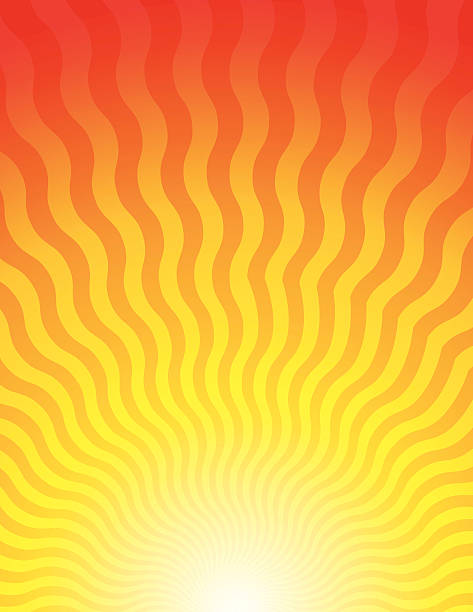 ilustrações, clipart, desenhos animados e ícones de nascer do sol ondas - warm lighting