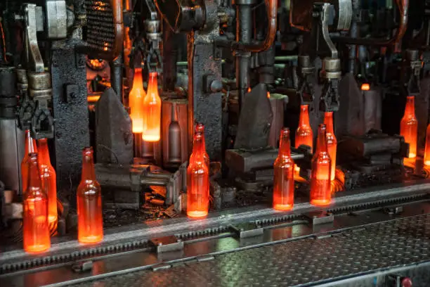 Photo of Plant for the production of bottles, glass plant