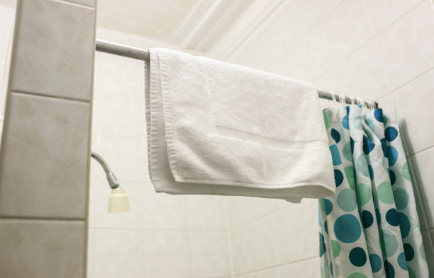 istock White towel in the bathroom 952923080