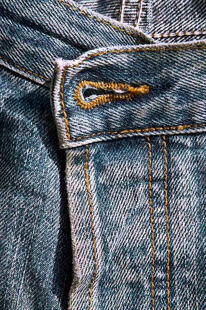 Photo of Unbuttoned Blue Jeans