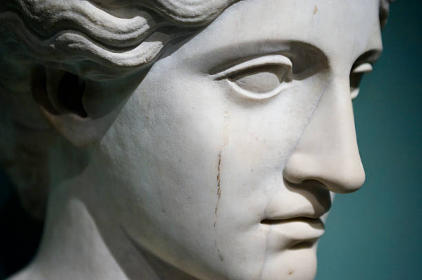 istock Head of a woman statue close-up 95292966