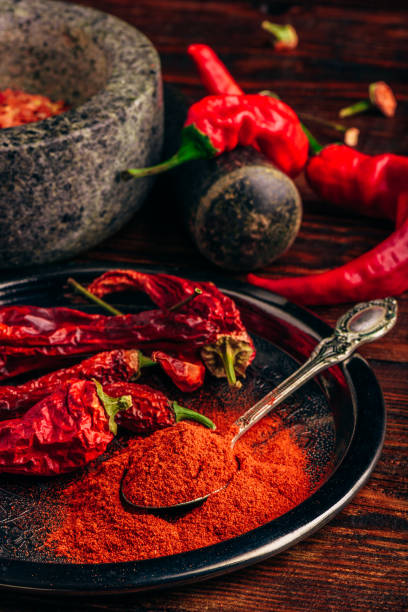 istock Spoonful of ground chili pepper 952953406