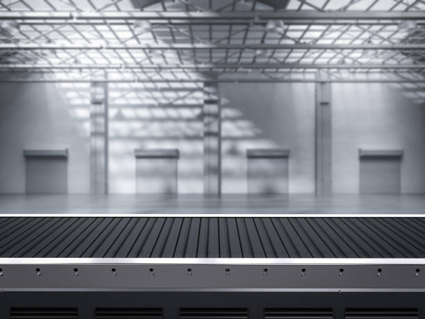 istock conveyor belt in factory 952970288