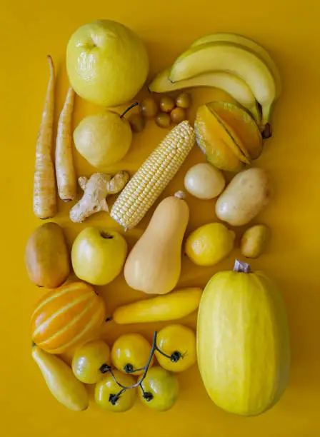 Photo of Yellow fruits and vegetables
