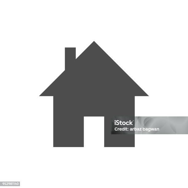 Vetores de Ícone De Casa e mais imagens de Casa - Casa, Ícone de Computador, Edifício residencial