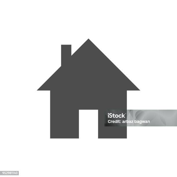 Home Icon Stock Illustration - Download Image Now - House, Icon Symbol, Residential Building