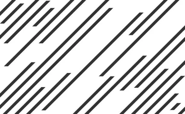 Vector illustration of Line pattern, speed lines