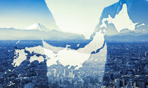 Business of Japan concept.