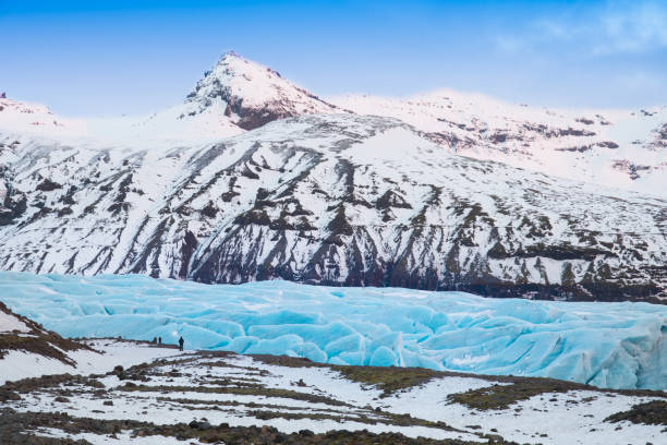 ghiacciaio islanda - skaftafell glacier foto e immagini stock