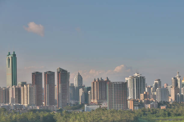 istock China's Shenzhen city from hong kong view 952996254