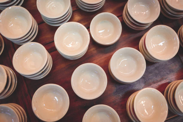 istock Teacups for sale on the shelves 952998732