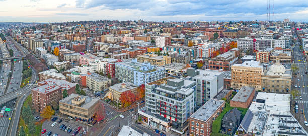 istock Capitol Hill Seattle Washington USA Panoramic Aerial View 953018554