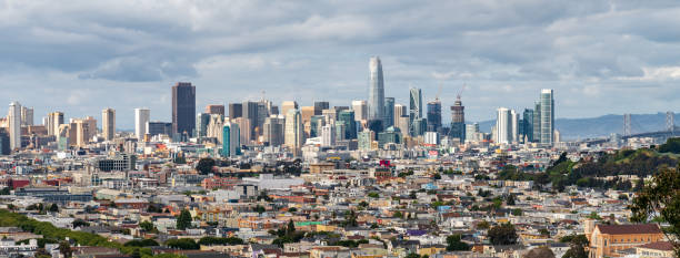 istock Panoramic downtown San Francisco urban skyline and cityscape 953023196