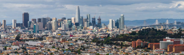istock Panoramic downtown San Francisco urban skyline and cityscape 953023210